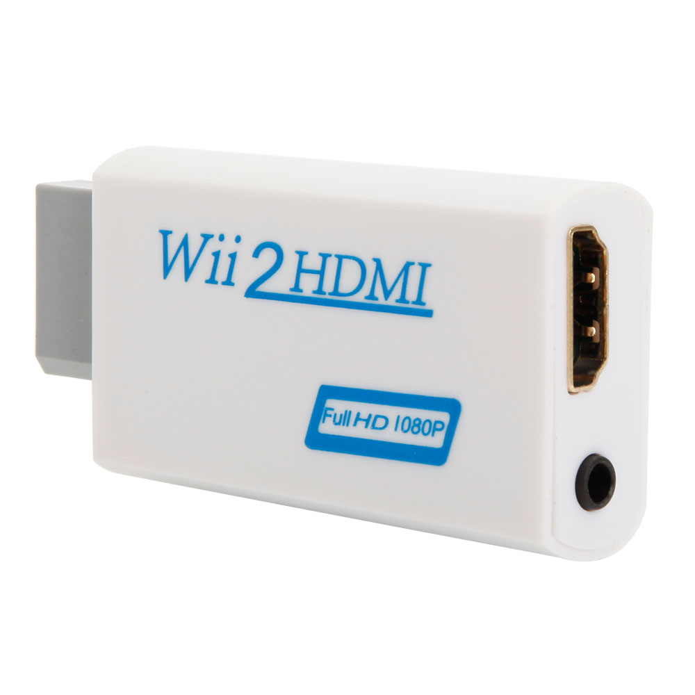 connect how remote wii to HD 3 Converter HDMI Full Adapter FHD Wii2HDMI 1080P Wii